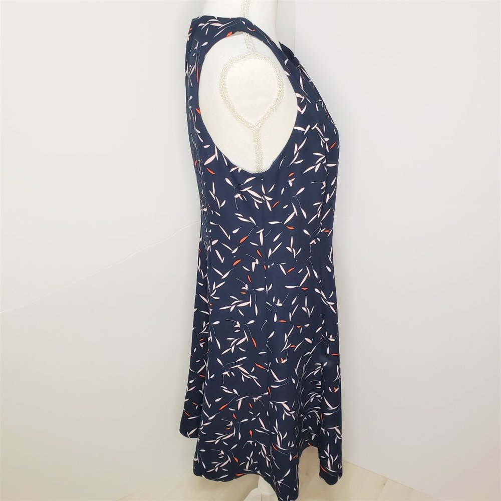 NWT Banana Republic Blue Sleeveless A-line Dress - Picture 3 of 6